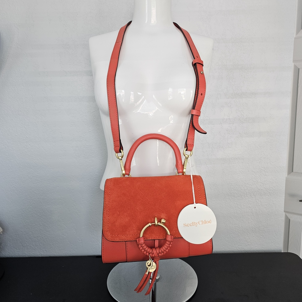 See By Chloe Coral Summer Satchel with Gold Hardware - Picture 3 of 17